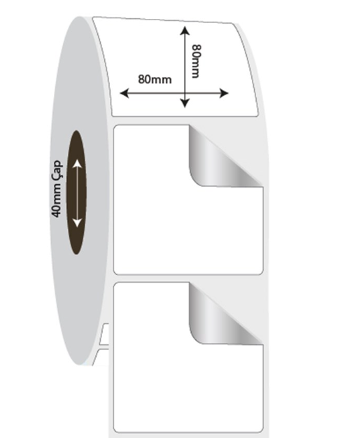 80mm x 80mm Fastyre Etiket (Sticker)