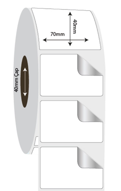 70mm x 40mm Fastyre Etiket (Sticker)