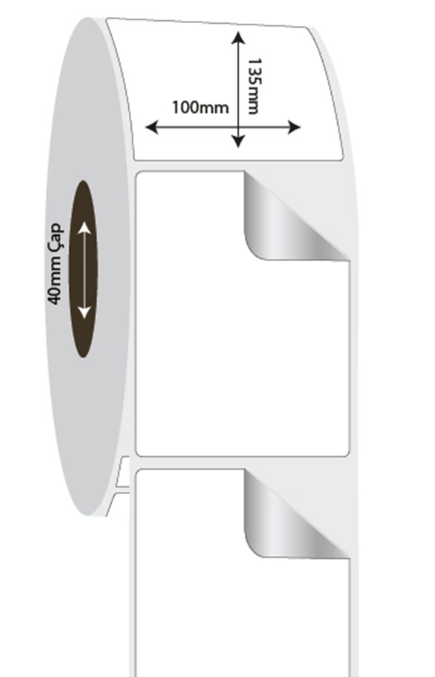 100mm x 135mm Fastyre Etiket (Sticker)