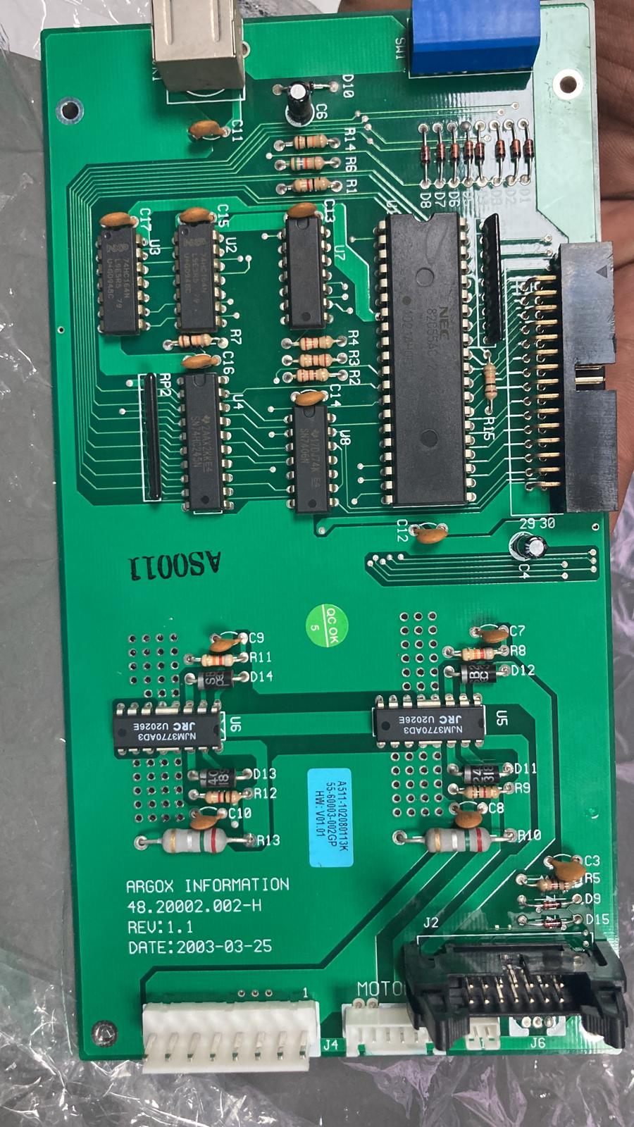 Argox X-2000+ Plus I/O Kart (anakart ve power kart arası)