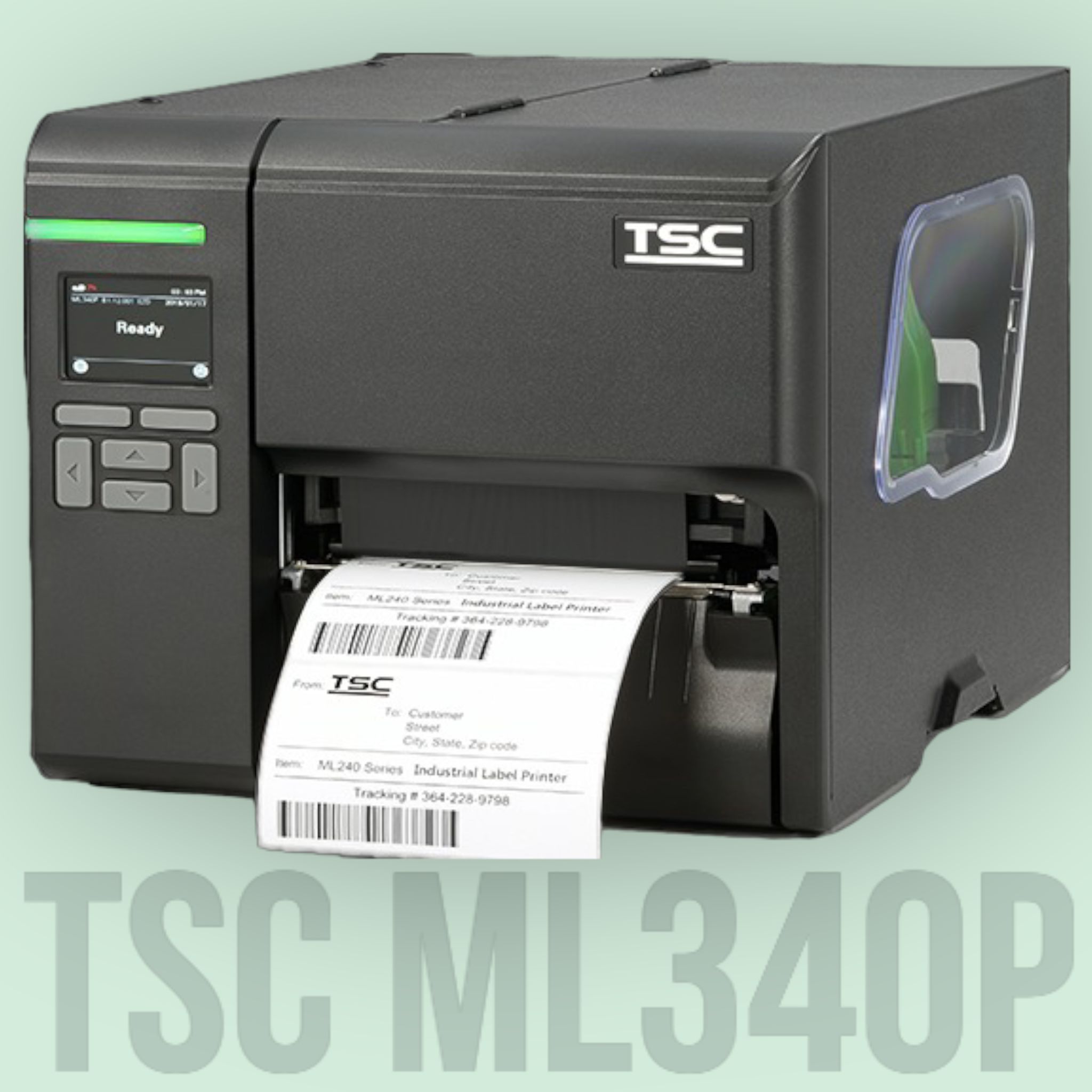TSC ML340P Endüstriyel Barkod Yazıcı 203 DPI