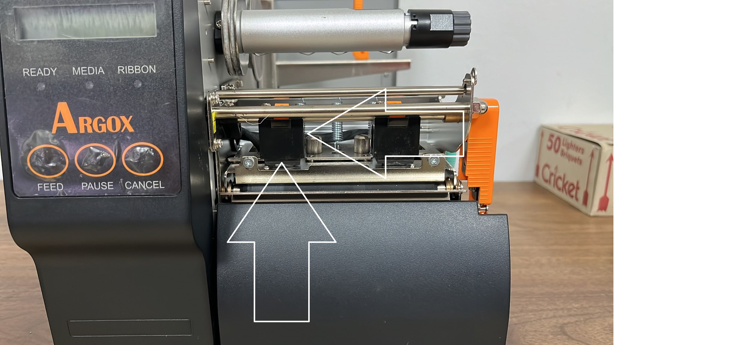 Argox IX4-240 Kafa Baskı Ayar Plastiği Sol