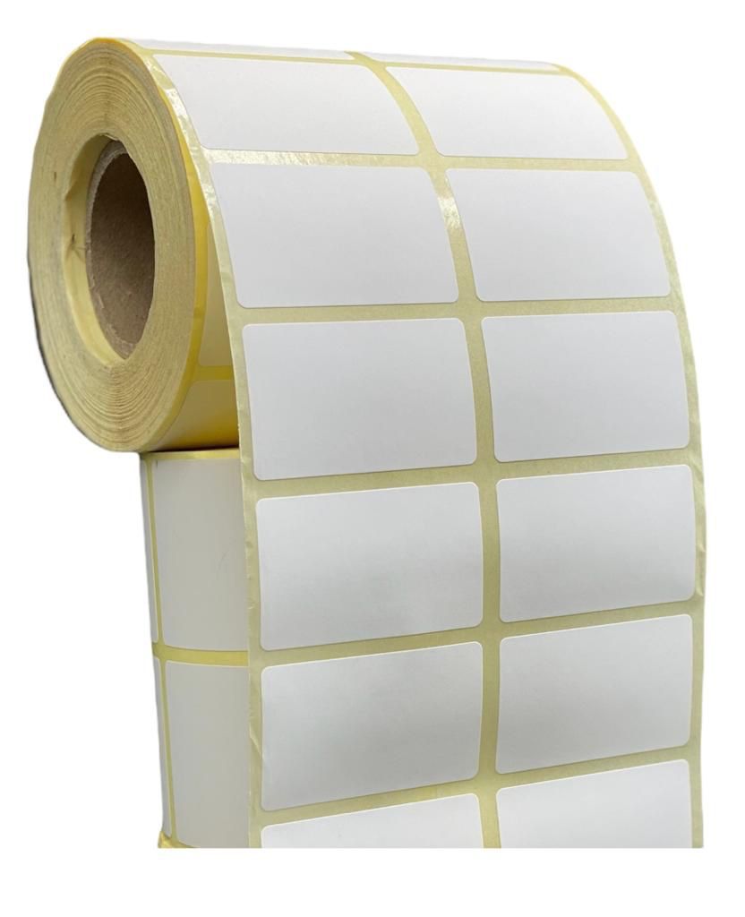 50mm x 40mm 2'li Ayrık Kuşe Etiket (Sticker)
