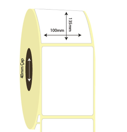 100mm x 135mm Vellum Etiket (Sticker)