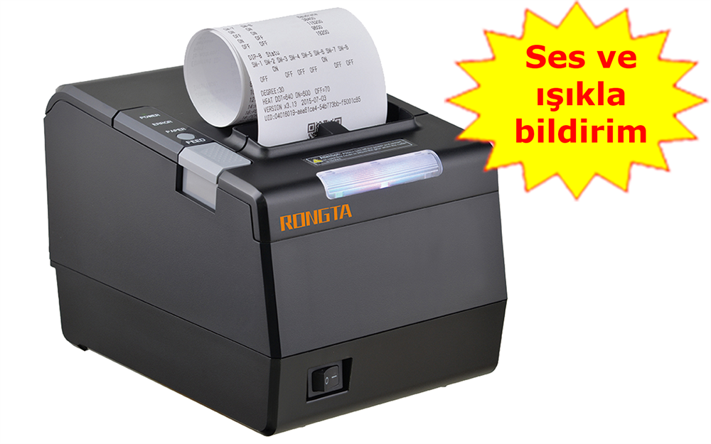 Rongta RP850A Fiş Yazıcı USB, Seri, Ethernet Bağlantılı
