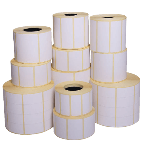 10mm x 30mm  10'lu Bitşik Lamine Termal Etiket (Sticker)