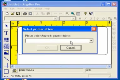 “Please select barcode printer driver” kısmında hiç bir seçenek çıkmıyor sorun nerede acaba ?  'PLEASE SELECT BARCODE PRİNTER DRİVER'' .axp , .agx