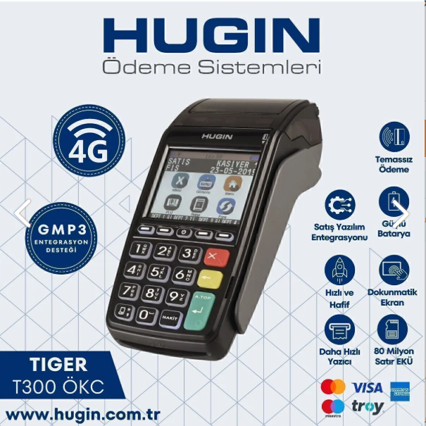HUGIN T300 YAZARKASA POS CİHAZI