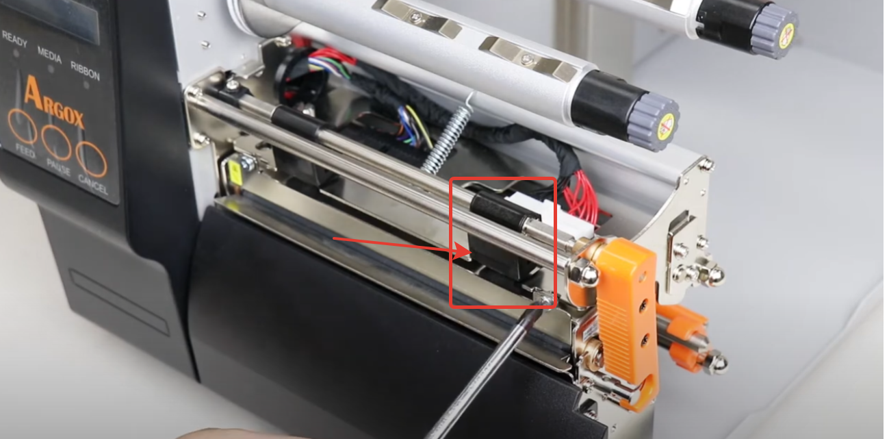 Argox IX4-350 Kafa Baskı Ayar Plastiği Sol