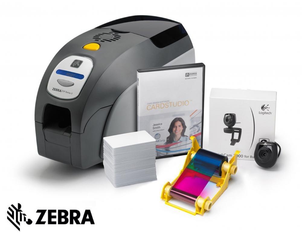 Zebra ZXP3 Plastik Kart Yazıcı - Tek Yüz